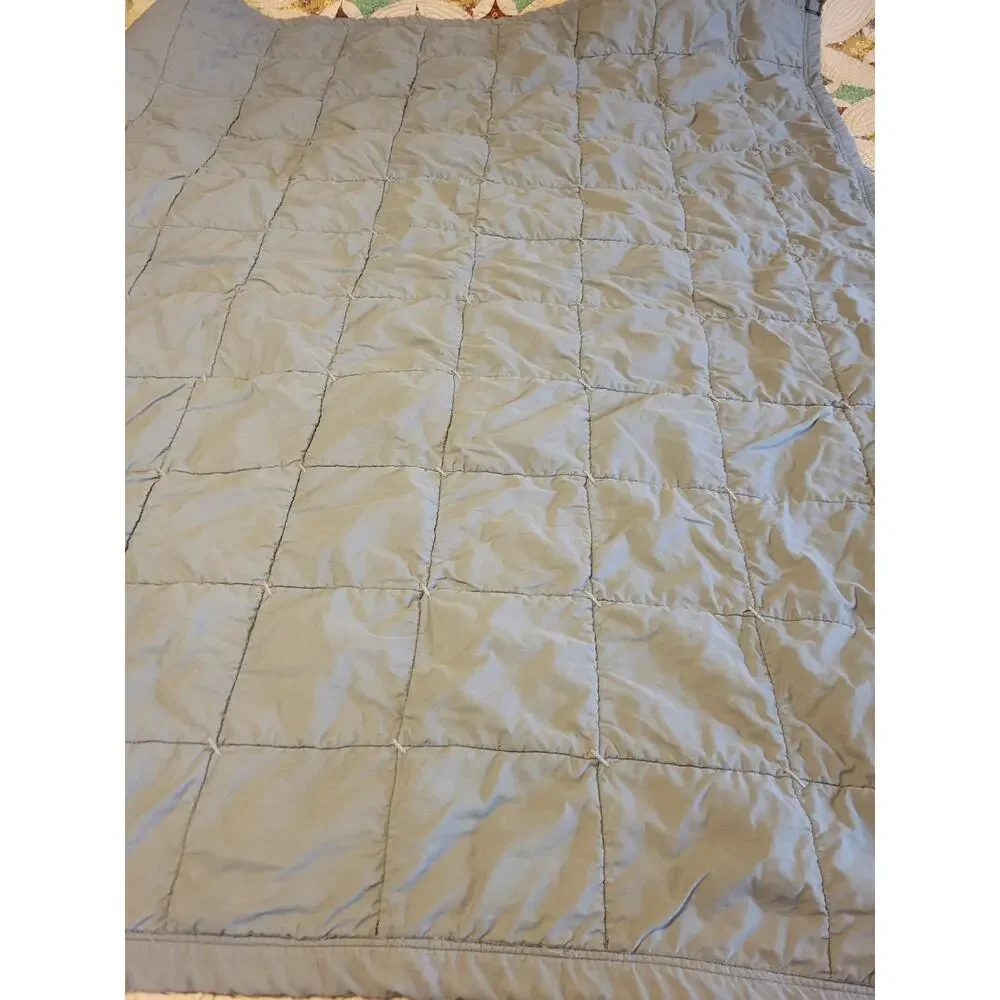 Patchwork Throw Lap Blanket Quilted Granny Square Cottage Home Decor 47.5